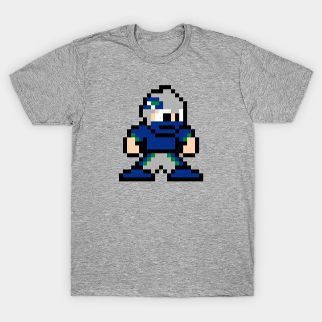 Mega Football Star - Seattle T-Shirt by The Pixel League